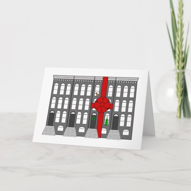 Cartes Pour Fêtes Annuelles Nouvelle maison pour les vacances (Devant)