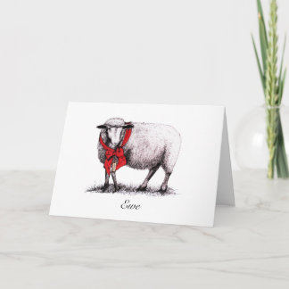 Cartes Pour Fêtes Annuelles Nouvelles de "brebis"