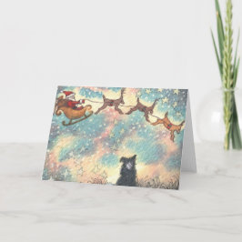 Cartes Pour Fêtes Annuelles Nuages de remorquage de magie