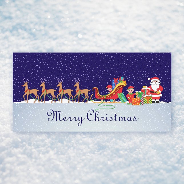 Cartes Pour Fêtes Annuelles Nuit avant Noël (Créateur téléchargé)