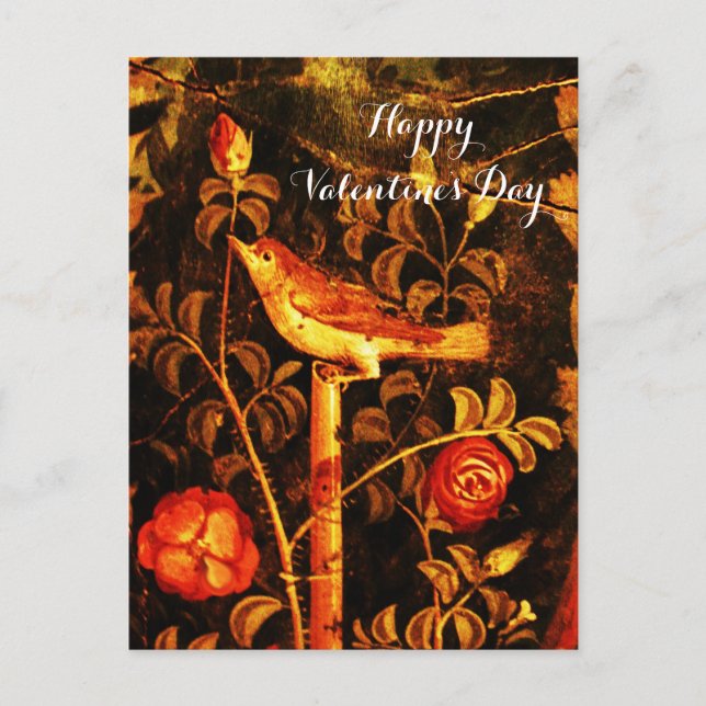 Cartes Pour Fêtes Annuelles NUIT AVEC LA Saint-Valentin ROSE (Devant)