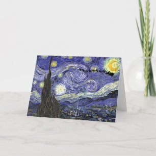 Cartes Pour Fêtes Annuelles Nuit de Noël étoilée