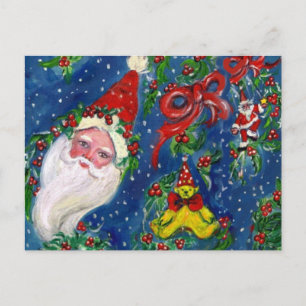 CARTES POUR FÊTES ANNUELLES NUIT DE NOËL / SANTA CLAUS