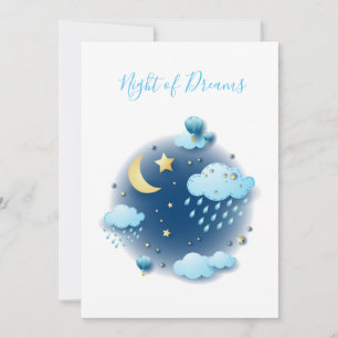Cartes Pour Fêtes Annuelles Nuit des rêves