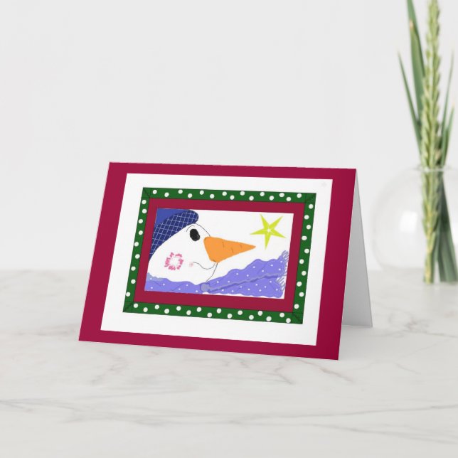 Cartes Pour Fêtes Annuelles Nuit gelée (Devant)