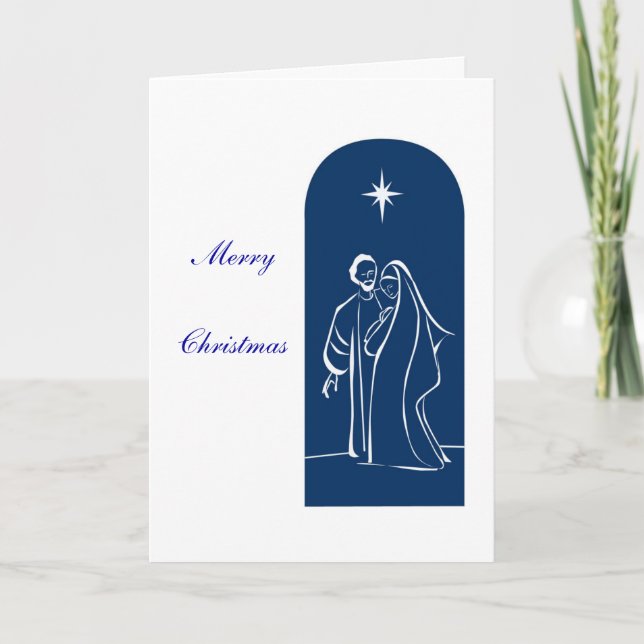 Cartes Pour Fêtes Annuelles Nuit sainte d'O (Devant)