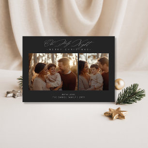 Cartes Pour Fêtes Annuelles Nuit Sainte Noël Religieux 2 Photo Profonde