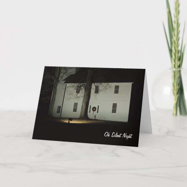 Cartes Pour Fêtes Annuelles Nuit silencieuse (Devant)