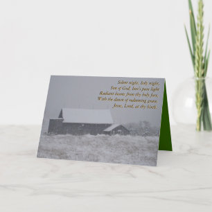 Cartes Pour Fêtes Annuelles Nuit silencieuse, nuit sainte…