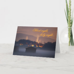 Cartes Pour Fêtes Annuelles Nuit silencieuse, nuit sainte