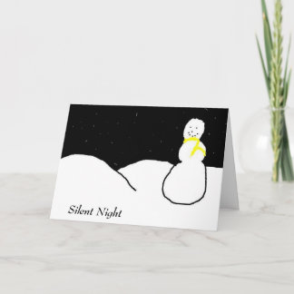 Cartes Pour Fêtes Annuelles Nuit silencieuse, nuit silencieuse
