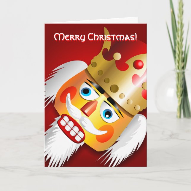 Cartes Pour Fêtes Annuelles Nutcracker King (Devant)