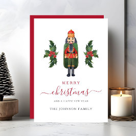 Cartes Pour Fêtes Annuelles Nutcracker Noël mignon