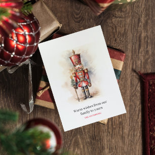 Cartes Pour Fêtes Annuelles Nutcracker vintage & Joyeux Noël