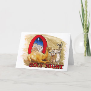 Cartes Pour Fêtes Annuelles O Holy Night blank