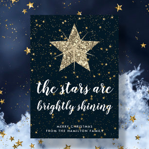 Cartes Pour Fêtes Annuelles O Holy Night   Les Étoiles Brillantes Famille