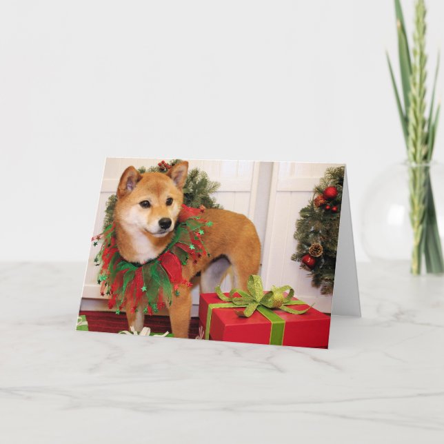 Cartes Pour Fêtes Annuelles Oakley - Shiba Inu - VanBladel (Devant)