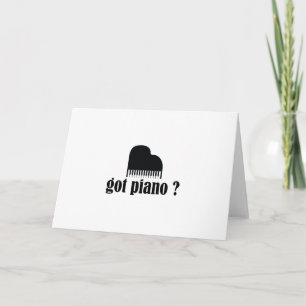Cartes Pour Fêtes Annuelles Obtenu Piano Funny Piano Keys Cadeau