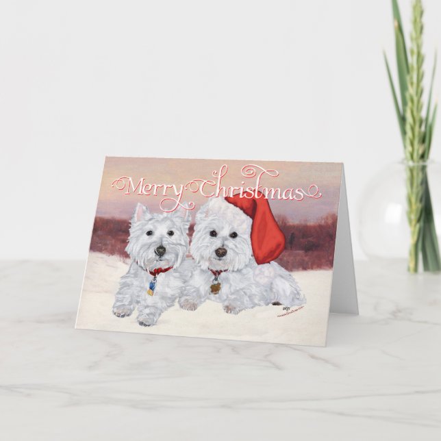 Cartes Pour Fêtes Annuelles Occasions en hiver (Devant)
