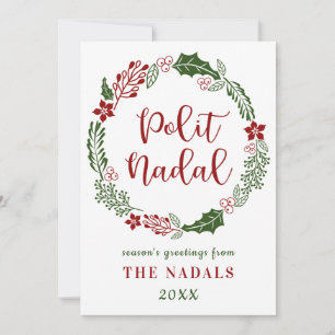Cartes Pour Fêtes Annuelles Occitan Joyeux Noël, Personnalisé