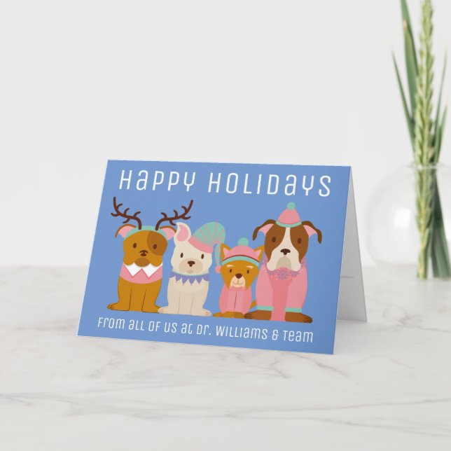 Cartes Pour Fêtes Annuelles OCCUPATION DU CHIEN | Joyeux Noël (Devant)