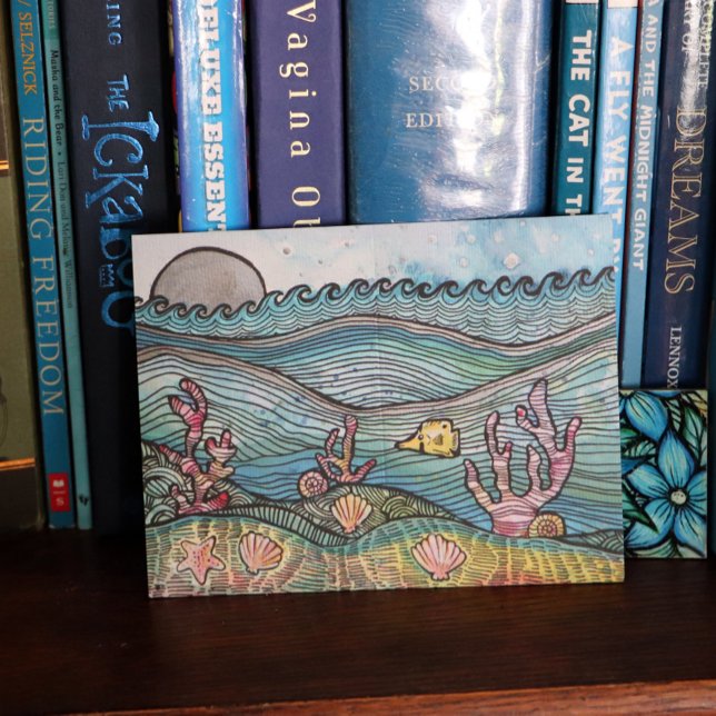 Cartes Pour Fêtes Annuelles Océan (Créateur téléchargé)