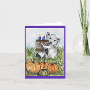 Cartes Pour Fêtes Annuelles Octobre Anniversaire Salutation