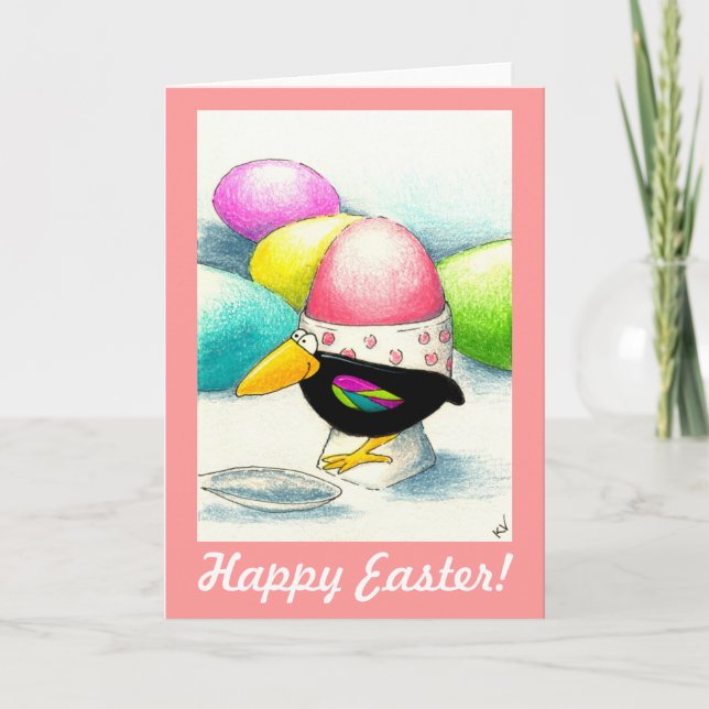 Cartes Pour Fêtes Annuelles OEuf de Pâques (Devant)