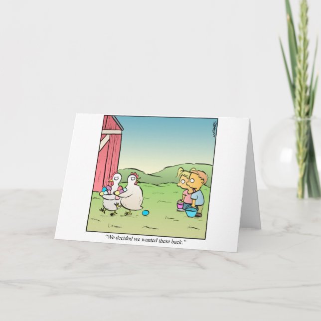 Cartes Pour Fêtes Annuelles Oeufs de Pâques (Devant)