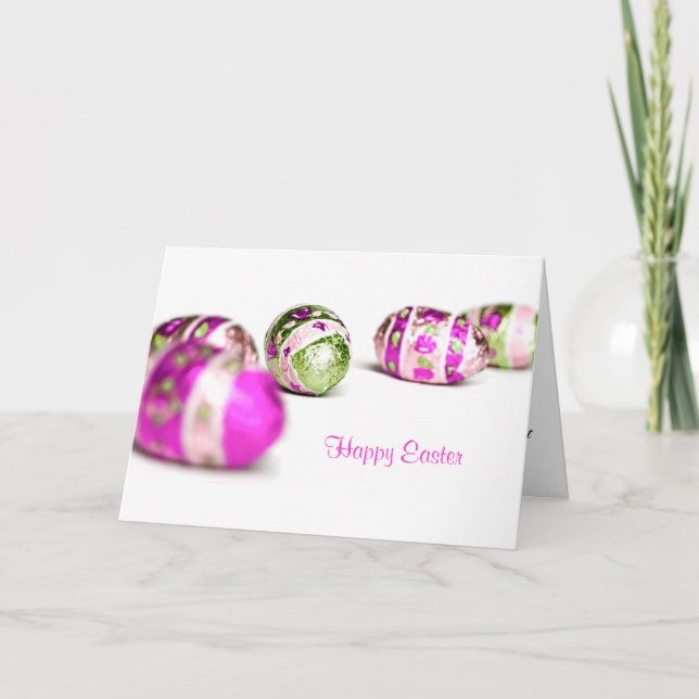 Cartes Pour Fêtes Annuelles Oeufs de Pâques (Devant)