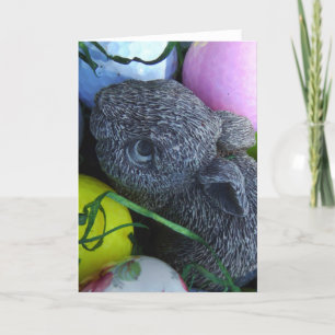 Cartes Pour Fêtes Annuelles Oeufs de Pâques, Ballons de golf de lapin