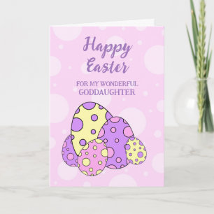 Cartes Pour Fêtes Annuelles Oeufs de Pâques Joyeux Godgirl de Pâques