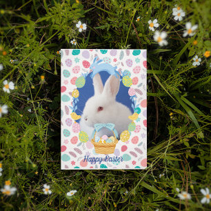 Cartes Pour Fêtes Annuelles OEufs de Pâques lapin
