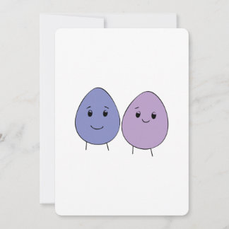 Cartes Pour Fêtes Annuelles Oeufs de Pâques mignons