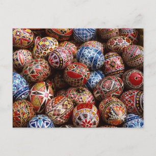 Cartes Pour Fêtes Annuelles OEufs de pâques roumains traditionnels