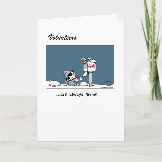 Cartes Pour Fêtes Annuelles Offre - comment beaucoup ils donnent - saluer le (Devant)