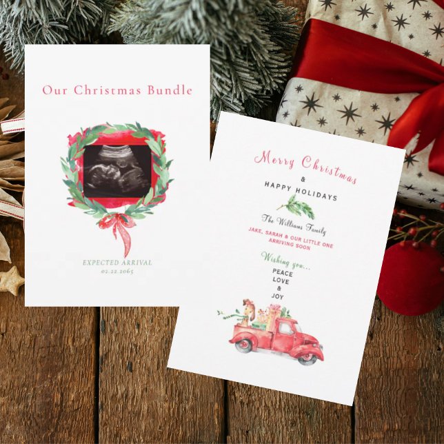 Cartes Pour Fêtes Annuelles Offre groupée pour garçons de Noël pour ultrasons  (Créateur téléchargé)