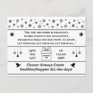 Cartes Pour Fêtes Annuelles Offrez le cadeau d'un air pur