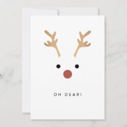 Cartes Pour Fêtes Annuelles Oh cerf 