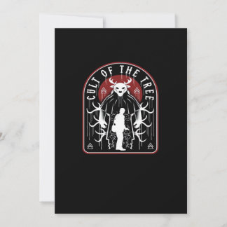 Cartes Pour Fêtes Annuelles Oh Cerf Culte De L'Arbre Style Artistique