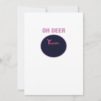 Cartes Pour Fêtes Annuelles Oh Cerf Moderne Esthétique