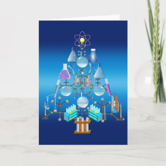 Cartes Pour Fêtes Annuelles Oh Chemistry, Oh Chemist Tree Noël