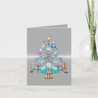 Cartes Pour Fêtes Annuelles Oh Chimie, Oh Arbre Chimiste