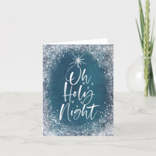 Cartes Pour Fêtes Annuelles Oh Holy Night   Vacances pliées