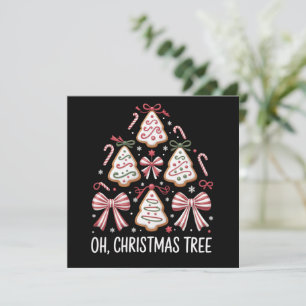 Cartes Pour Fêtes Annuelles Oh Sapin de Noël Gâteau Debbie Becky Jen Amoureux