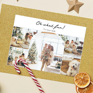 Cartes Pour Fêtes Annuelles Oh What Fun Photo Noël Personnalisé