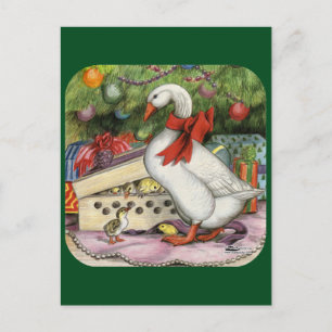 Cartes Pour Fêtes Annuelles Oie de Noël