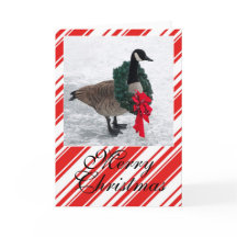 Oie de Noël avec la guirlande
