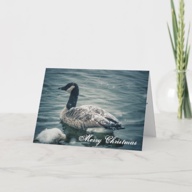 Cartes Pour Fêtes Annuelles Oie de vacances (Devant)