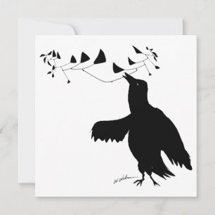 Cartes Pour Fêtes Annuelles Oiseau à capter le calder